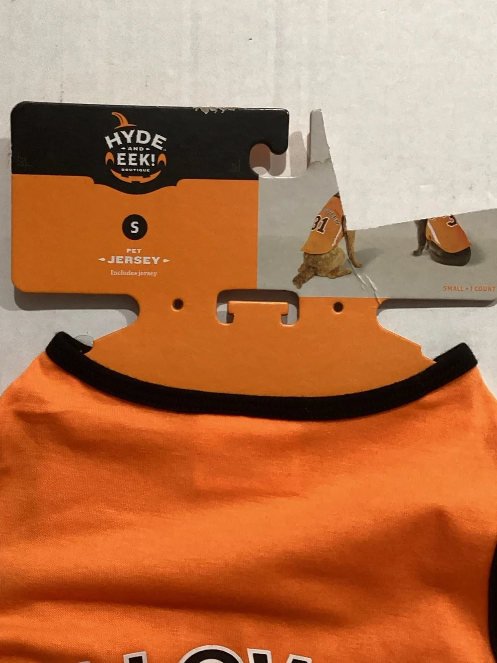 Hyde & Eek! Orange 'Halloween 31' Dog Jersey - Small